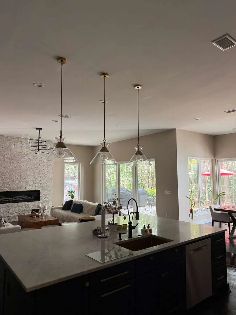 Freestanding tub installation in Ponte Vedra