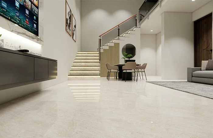 Polished porcelain tile inspiration