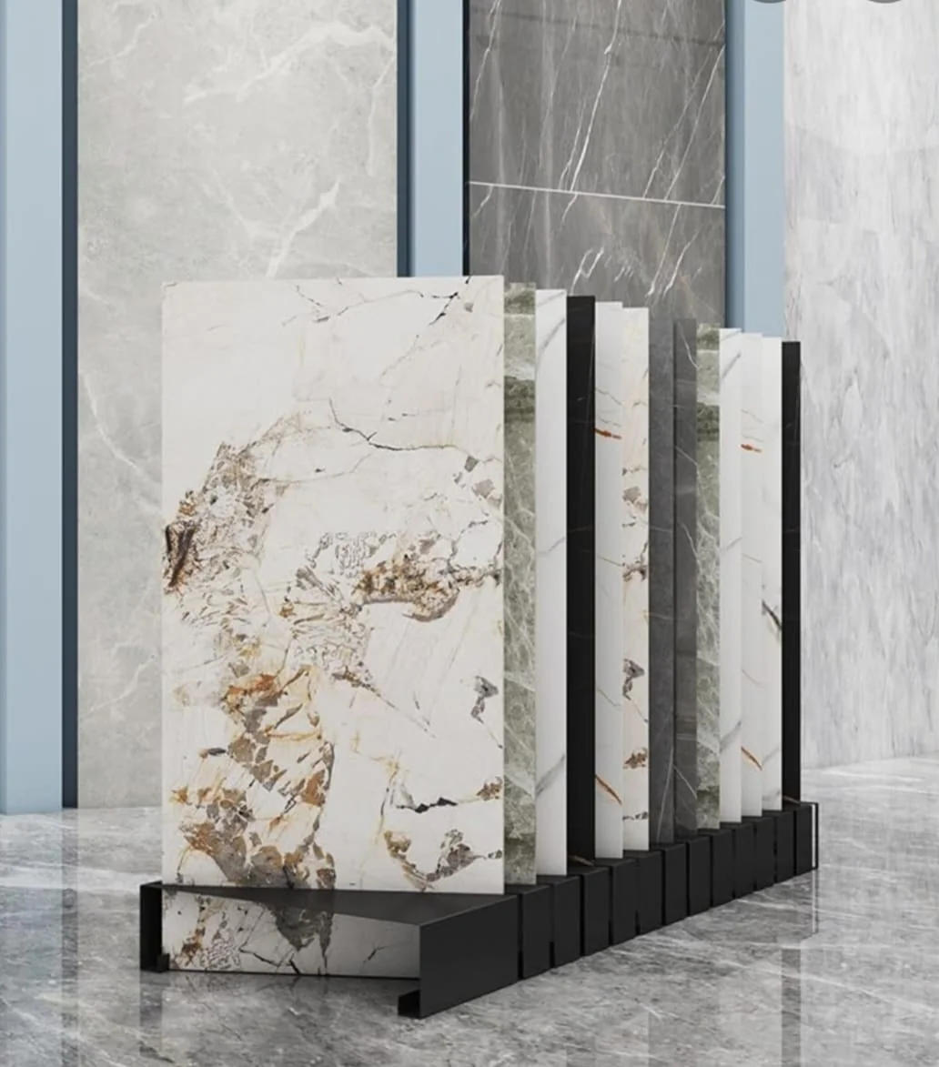 Porcelain slab selection display